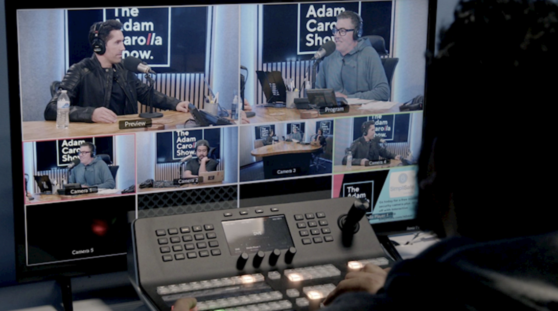 The Adam Carolla Show Goes Live with End to End Blackmagic Design Workflow