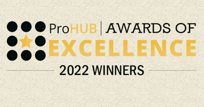 ProductionHUB Announces 2022 Awards of Excellence Winners